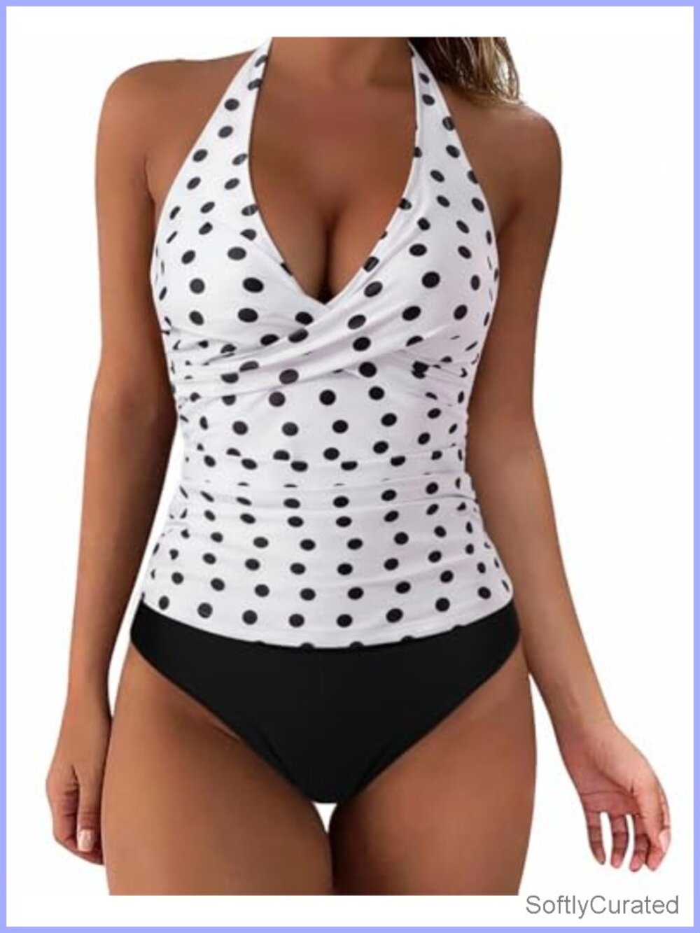 Slimming Tummy Control High Waisted Tankini Swimsuit 2 Piece